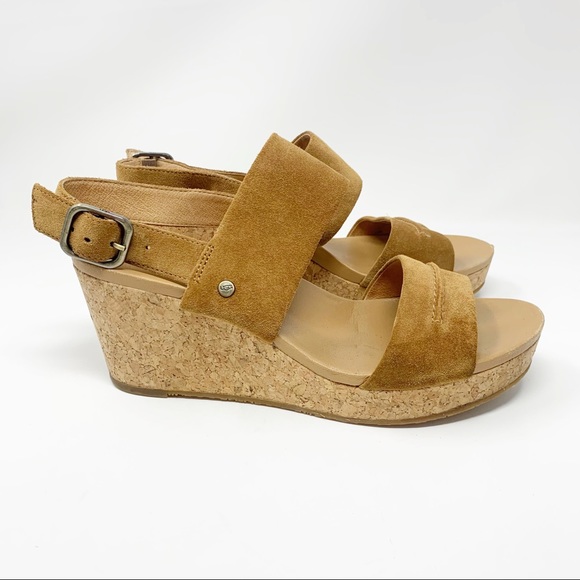 ugg elena platform wedge sandal